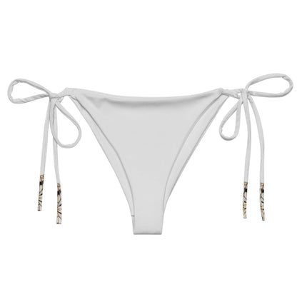 Brazilian - Bikinihose | Vintage Butterfly 1 - Recycelt | Naturweiß - Minimal - Bikini - Christine Wagner Studio
