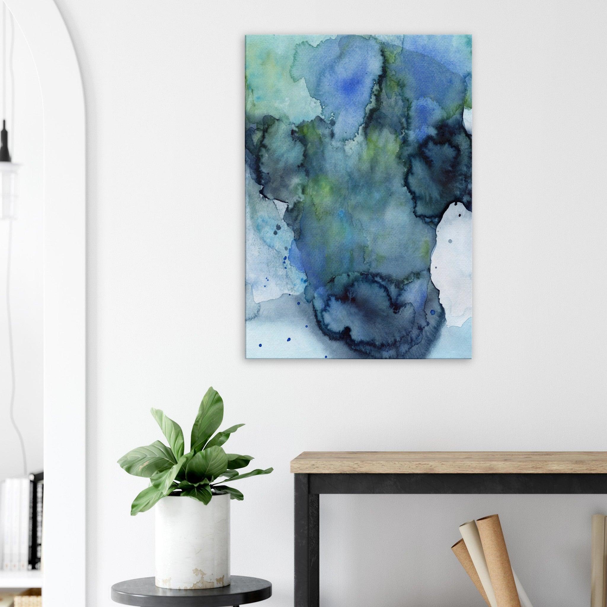 Earth Aquarell | Leinwandbild | Christine Wagner - Leinwandbild - Christine Wagner Studio