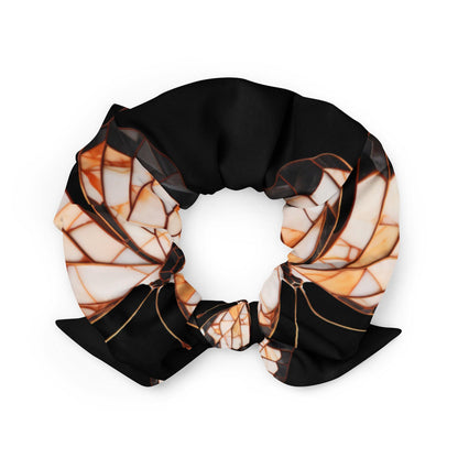 Haargummi - Scrunchie | Vintage Butterfly | Recycelt | Schwarz | Christine Wagner - Haargummi - Christine Wagner Studio