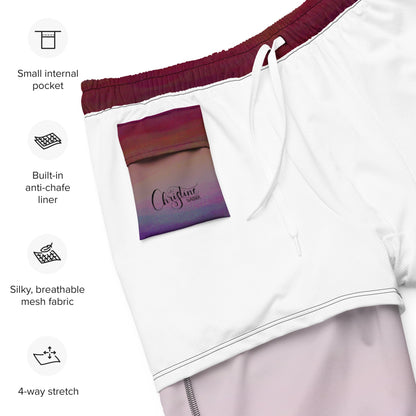 Herren Badeshorts | Aurora Night | Recycelt | Christine Wagner - Badeshorts - Christine Wagner Studio