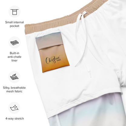 Herren Badeshorts | Aurora Sand | Recycelt | Christine Wagner - Badeshorts - Christine Wagner Studio