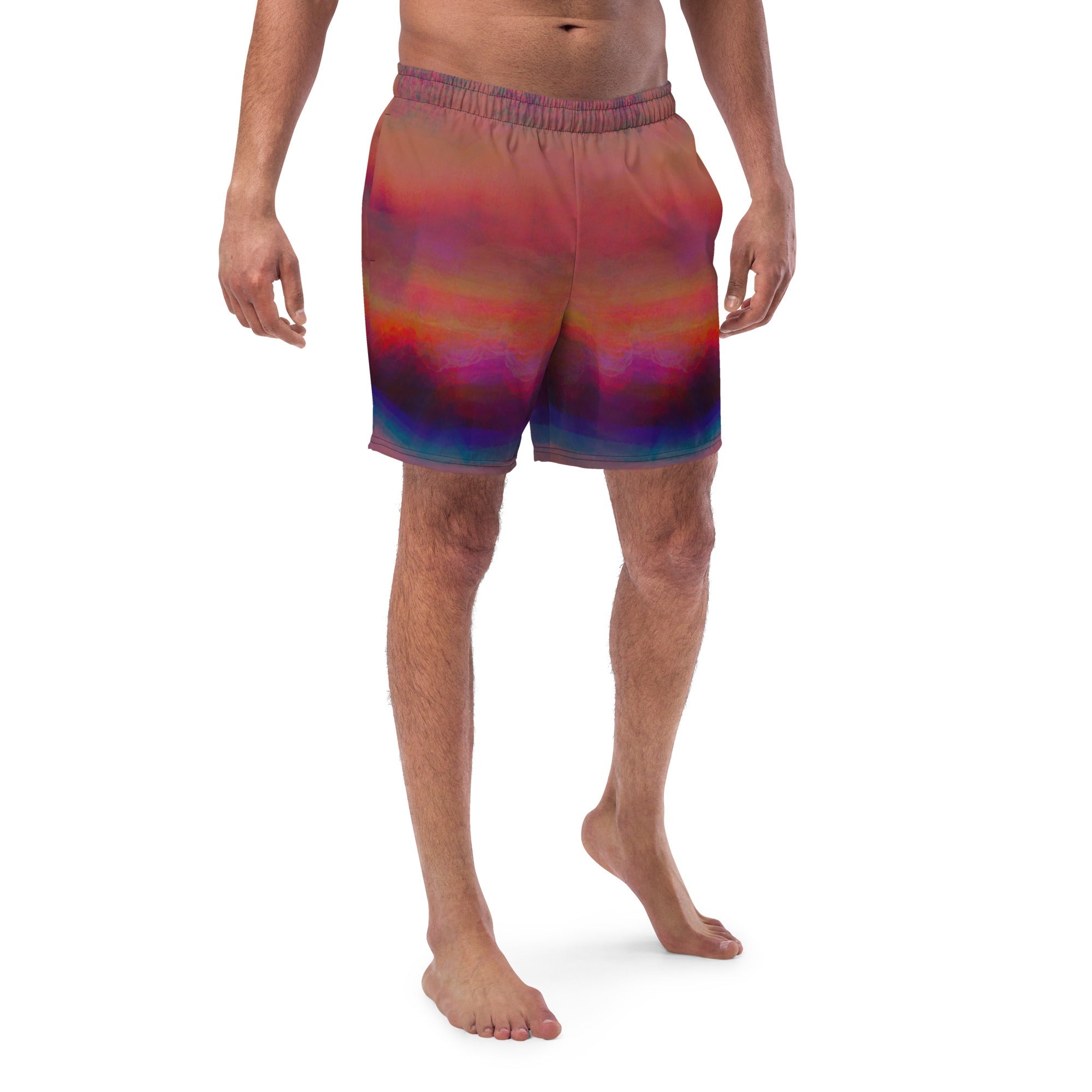 Herren Badeshorts | Aurora Twilight | Recycelt | Christine Wagner - Badeshorts - Christine Wagner Studio