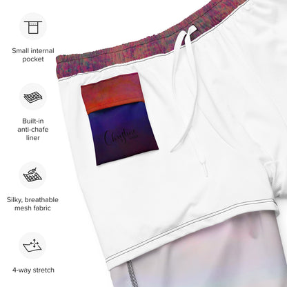 Herren Badeshorts | Aurora Twilight | Recycelt | Christine Wagner - Badeshorts - Christine Wagner Studio
