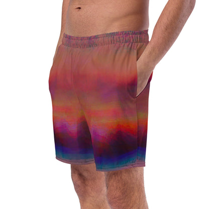 Herren Badeshorts | Aurora Twilight | Recycelt | Christine Wagner - Badeshorts - Christine Wagner Studio