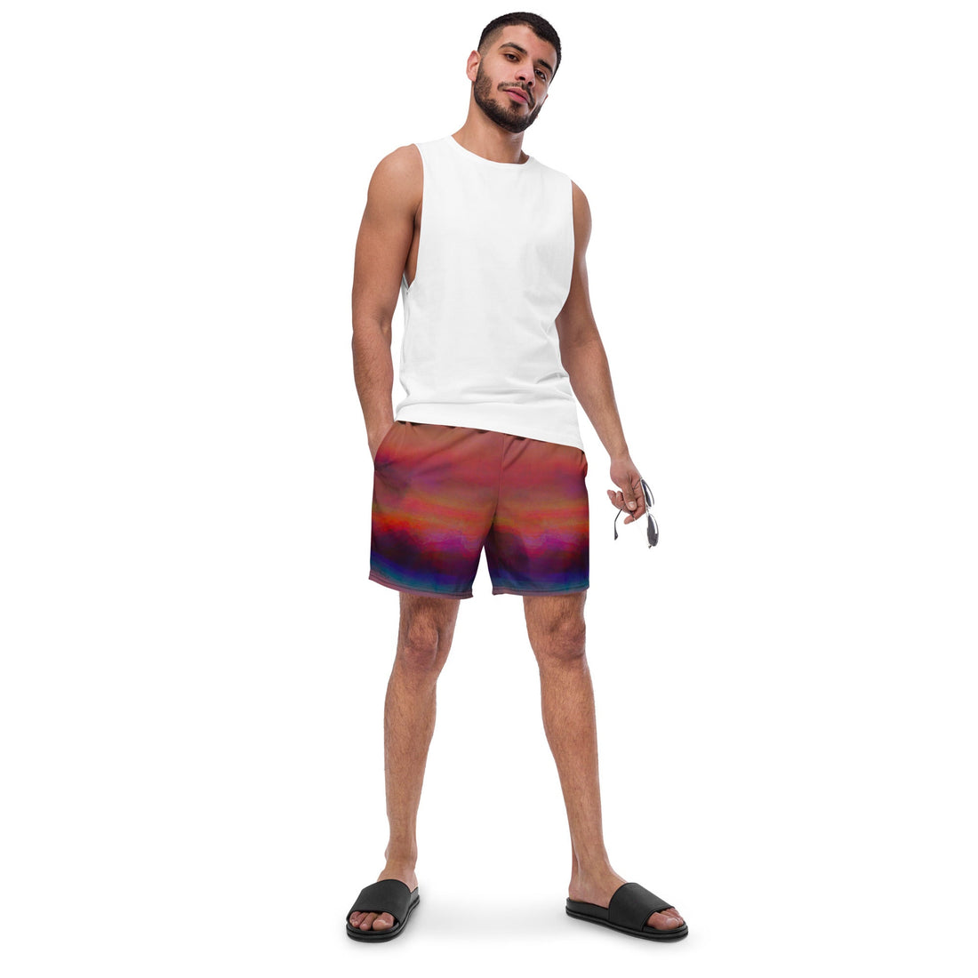 Herren Badeshorts | Aurora Twilight | Recycelt | Christine Wagner - Badeshorts - Christine Wagner Studio
