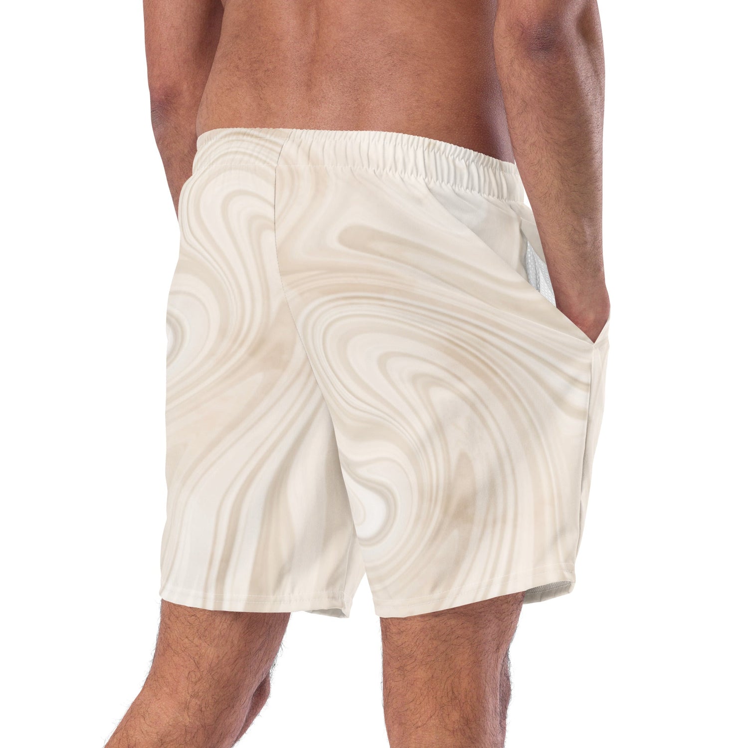 Herren Badeshorts | Coconut Swirl | Recycelt | Christine Wagner - Christine Wagner Studio