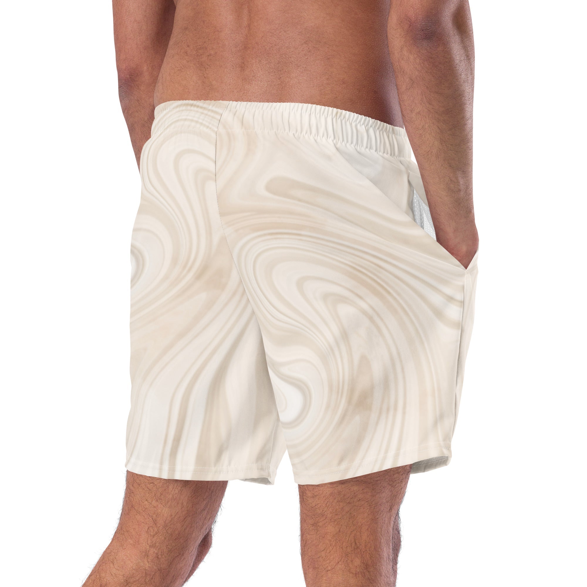 Herren Badeshorts | Coconut Swirl | Recycelt | Christine Wagner - Christine Wagner Studio