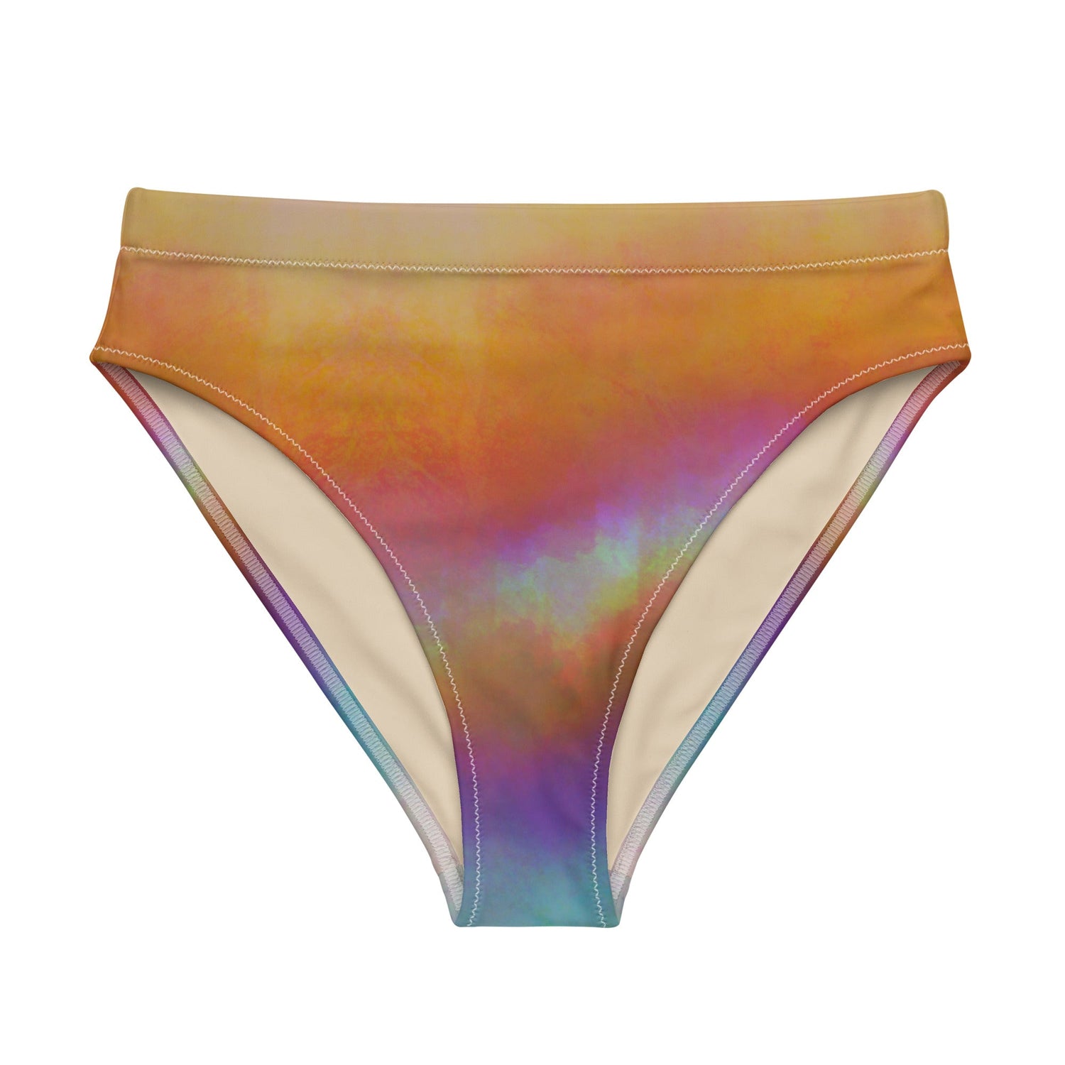 High - Waist Bikinihose | Aurora Sand – Recycelt | Christine Wagner - Bikini - Christine Wagner Studio