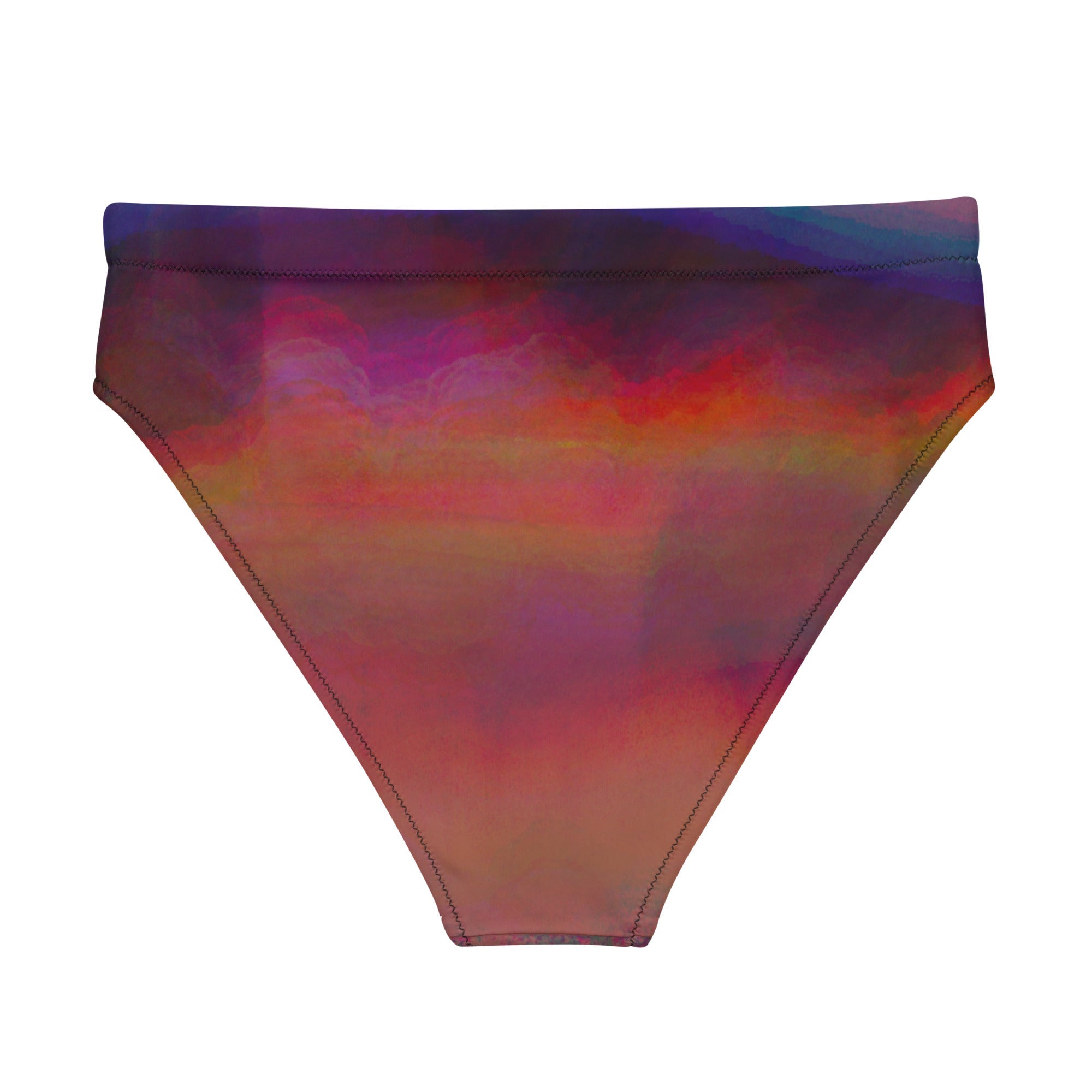 High - Waist Bikinihose | Aurora Twilight – Recycelt | Christine Wagner - Bikini - Christine Wagner Studio