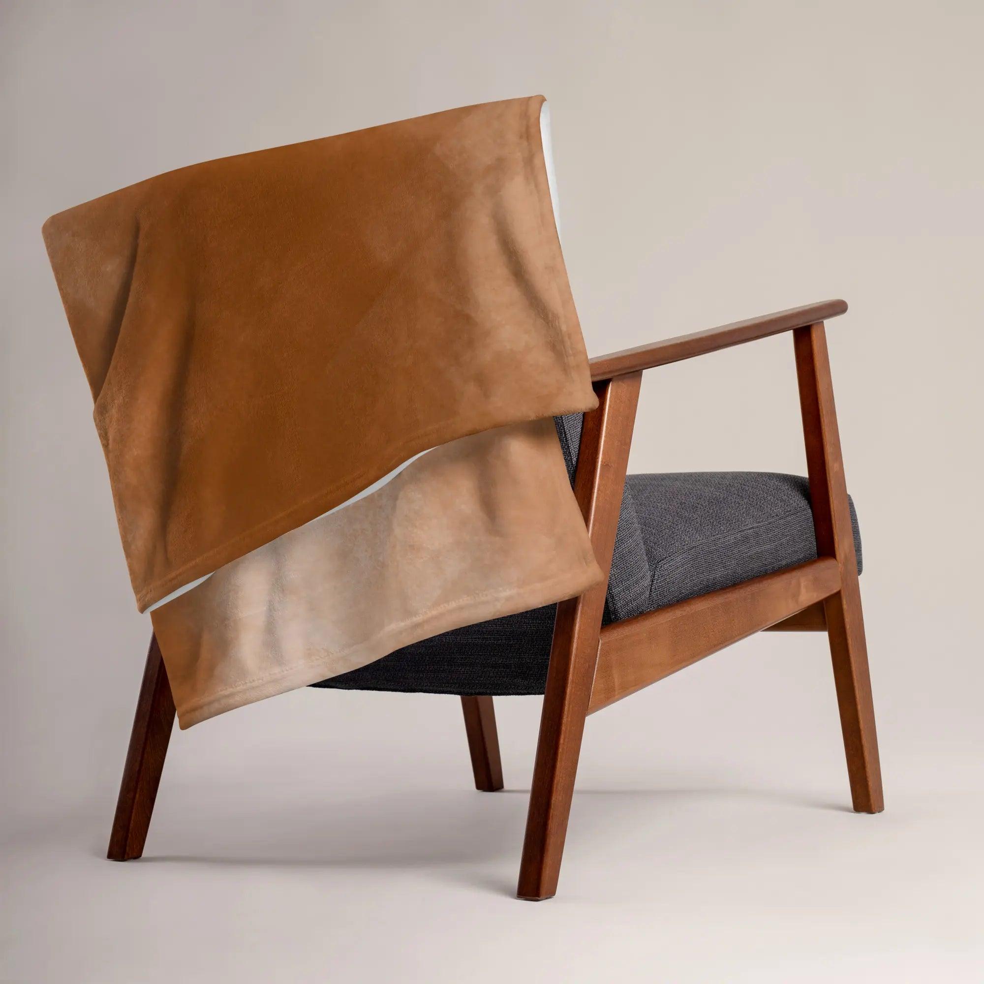 Kuscheldecke | Chai Latte | Christine Wagner - Decke - Christine Wagner Studio