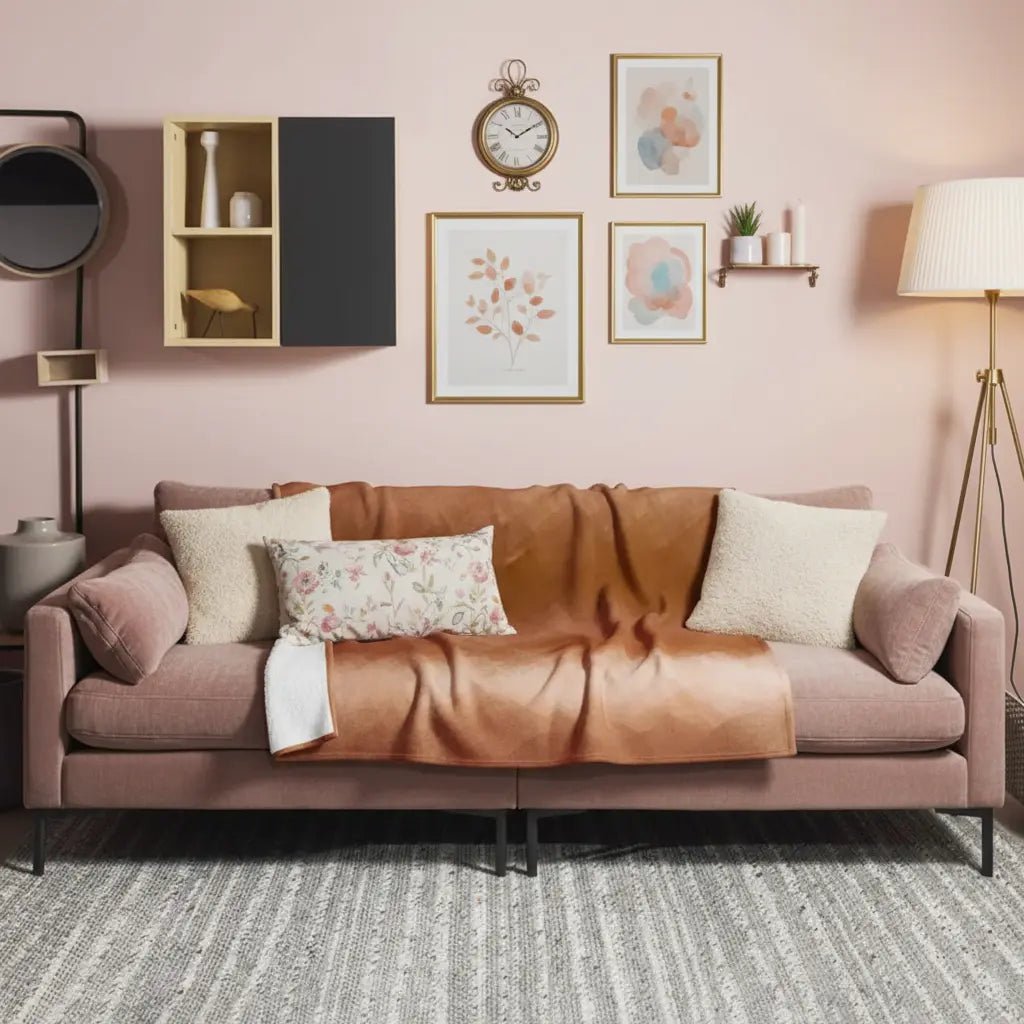 Kuscheldecke | Chai Latte | Christine Wagner - Decke - Christine Wagner Studio