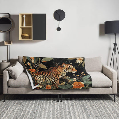 Kuscheldecke | Wild Leopard | Christine Wagner - Christine Wagner Studio