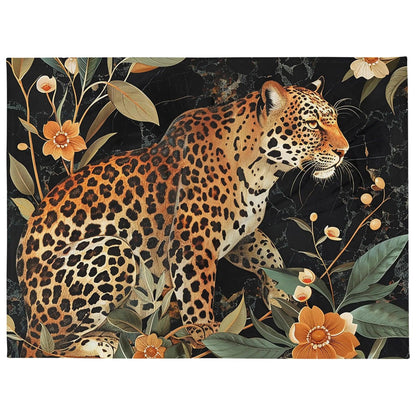 Kuscheldecke | Wild Leopard | Christine Wagner - Christine Wagner Studio