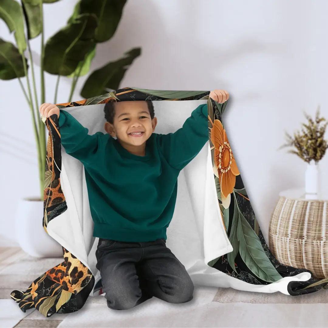 Kuscheldecke | Wild Leopard | Christine Wagner - Christine Wagner Studio