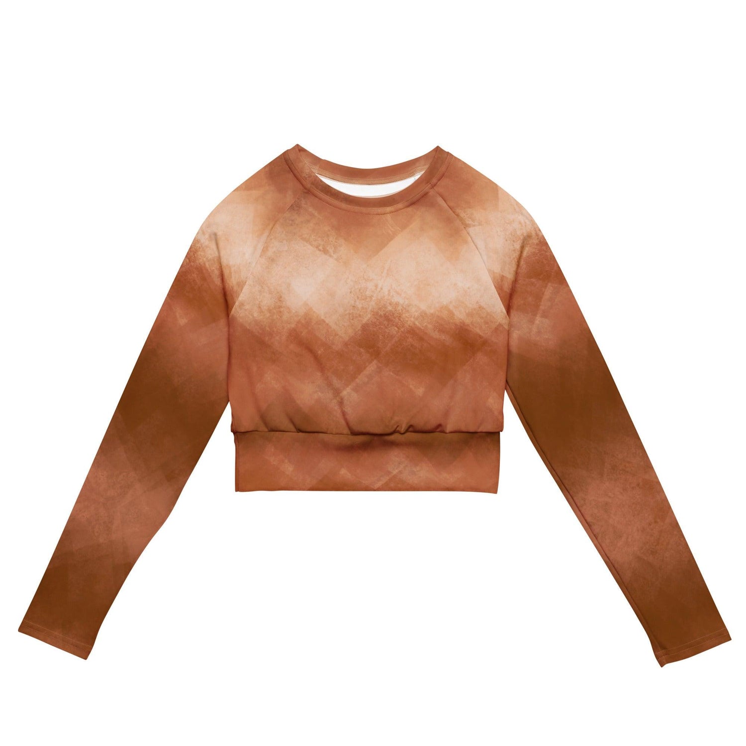 Langarm Crop Top | Chai Latte | Recycelt | Christine Wagner - Active Wear - Christine Wagner Studio