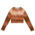 Langarm Crop Top | Chai Latte | Recycelt | Christine Wagner - Active Wear - Christine Wagner Studio