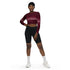 Langarm Crop Top | Cherry Bordeaux | Recycelt | Christine Wagner - Active Wear - Christine Wagner Studio