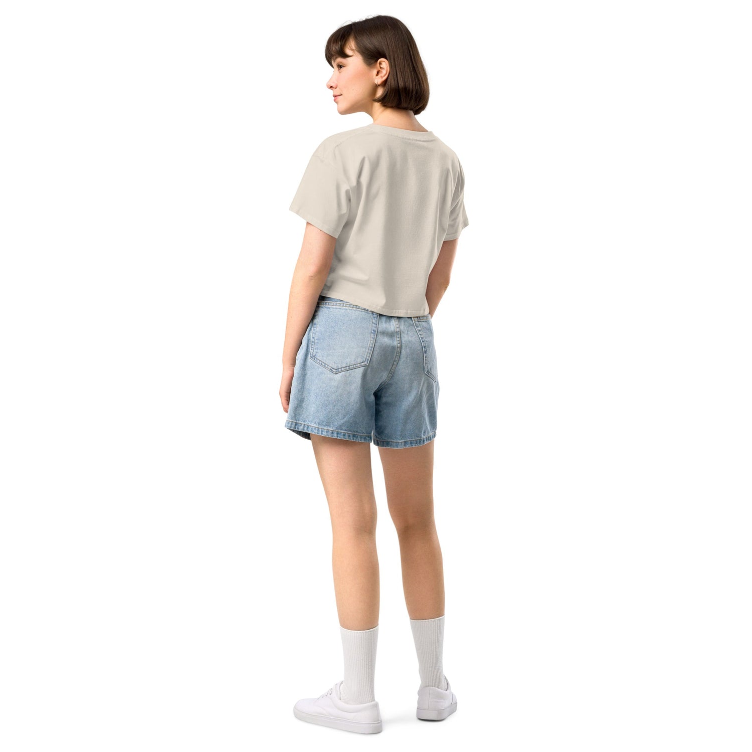Love - Crop Tee | Essential Neutrals | Christine Wagner - Christine Wagner Studio