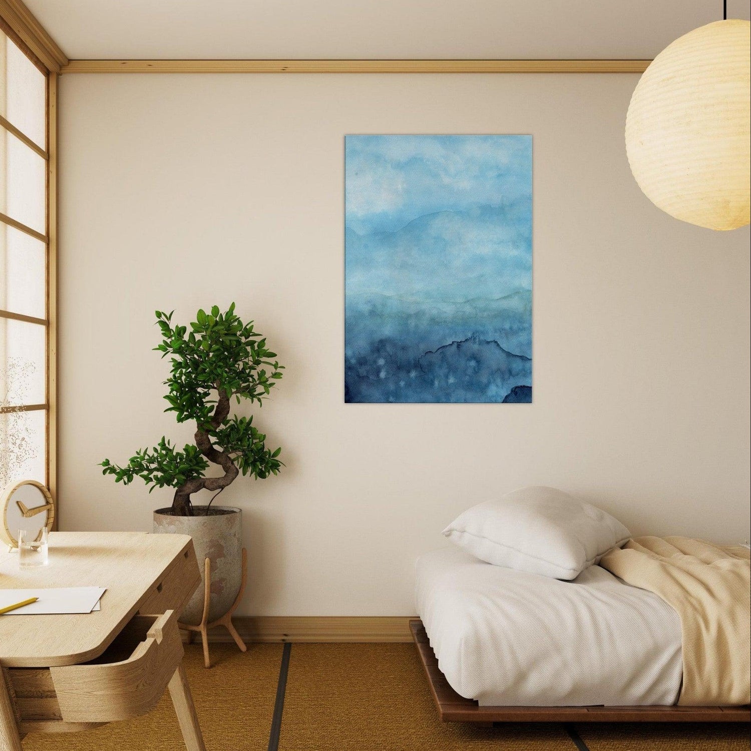 Mountain Air Aquarell | Leinwandbild |Christine Wagner - Leinwandbild - Christine Wagner Studio