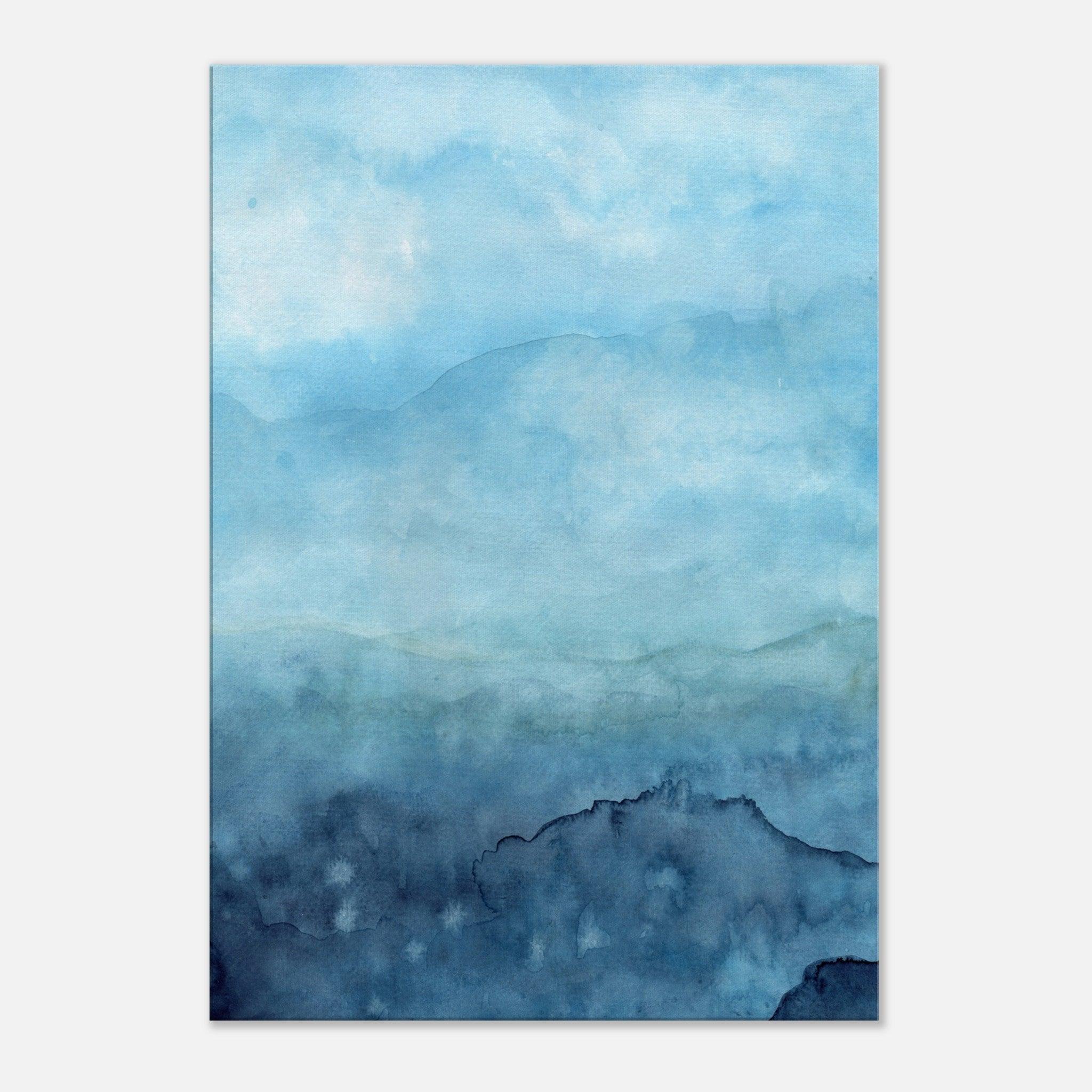 Mountain Air Aquarell | Leinwandbild |Christine Wagner - Leinwandbild - Christine Wagner Studio