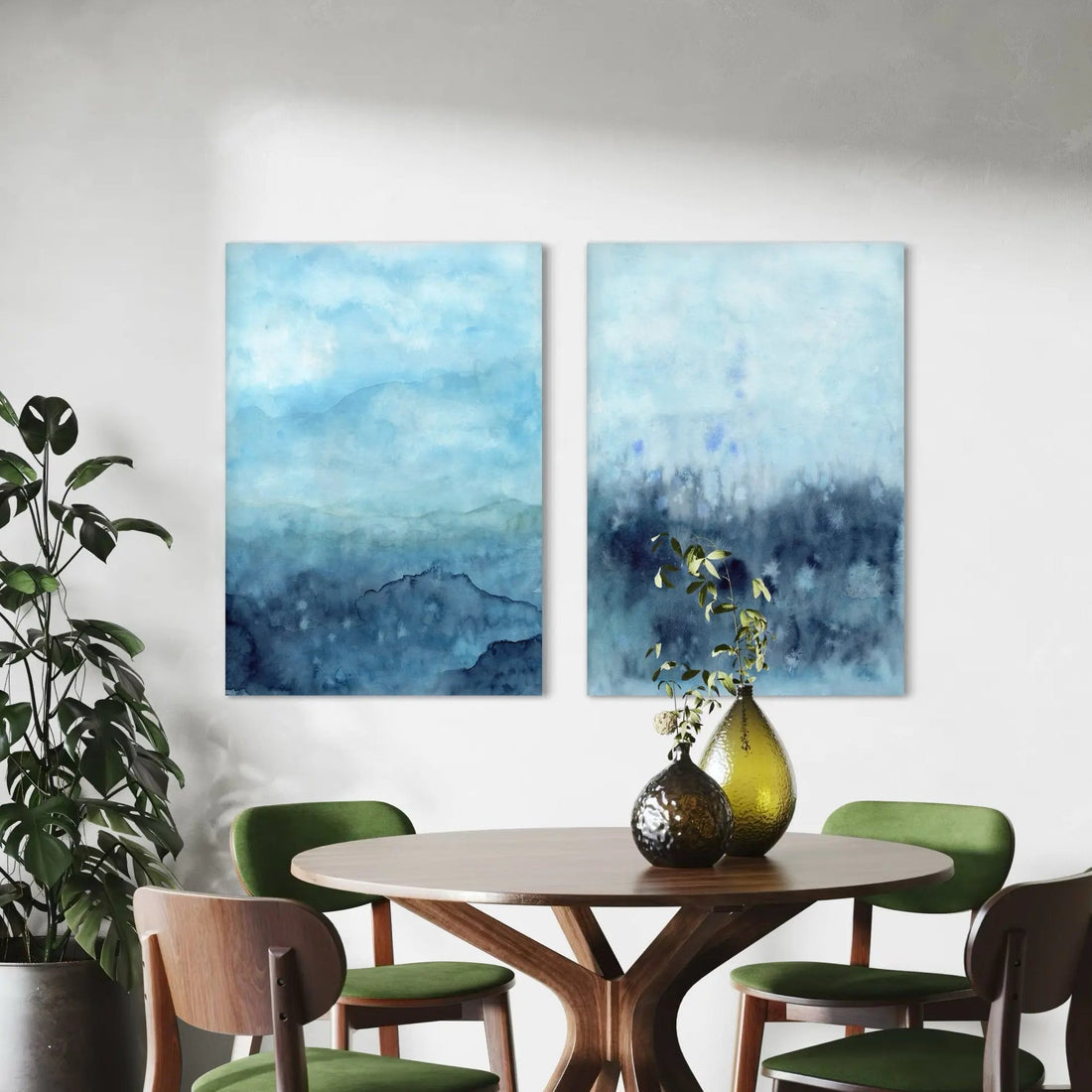 Mountain Air Aquarell | Leinwandbild |Christine Wagner - Leinwandbild - Christine Wagner Studio