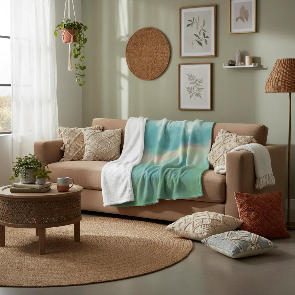 Kuscheldecke | By the Sea | Christine Wagner - Christine Wagner