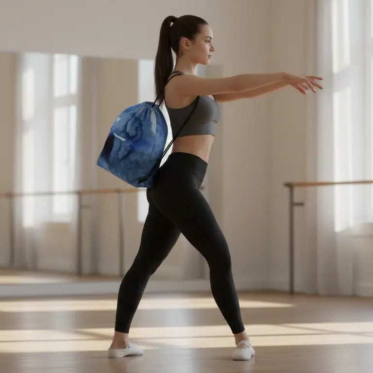 Turnbeutel - Sportbeutel | Deeper Into The Blue Aquarell | Christine Wagner