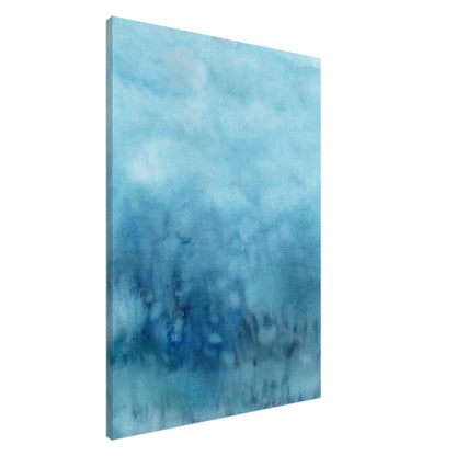Play of Clouds &amp; Rain Aquarell | Leinwandbild | Christine Wagner - Leinwandbild - Christine Wagner Studio