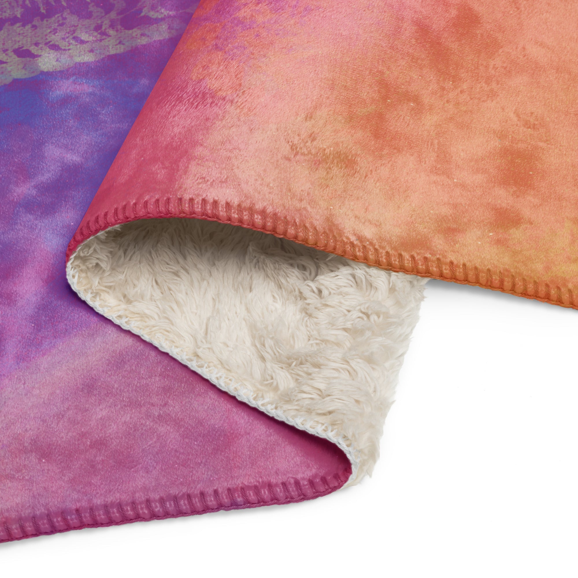 Sherpa Decke mit Kuschelfell | Fabulous | Christine Wagner - Decke - Christine Wagner Studio