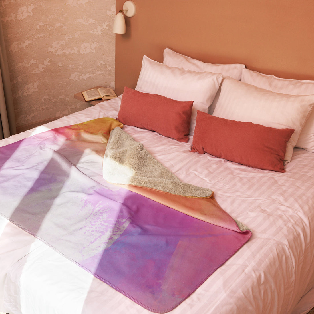 Sherpa Decke mit Kuschelfell | Fabulous | Christine Wagner - Decke - Christine Wagner Studio