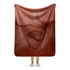 Sherpa Decke mit Kuschelfell | Mocha Mousse | Christine Wagner - Decke - Christine Wagner Studio