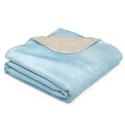 Sherpa Decke mit Kuschelfell | Zen Vibes | Christine Wagner - Decke - Christine Wagner Studio