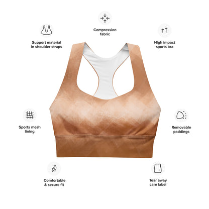 Sport - BH Longline | Chai Latte | Recycelt | Christine Wagner - Active Wear - Christine Wagner Studio