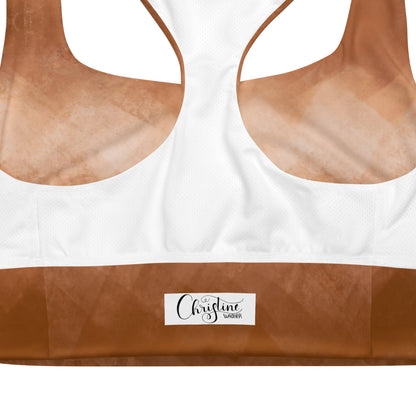 Sport - BH Longline | Chai Latte | Recycelt | Christine Wagner - Active Wear - Christine Wagner Studio