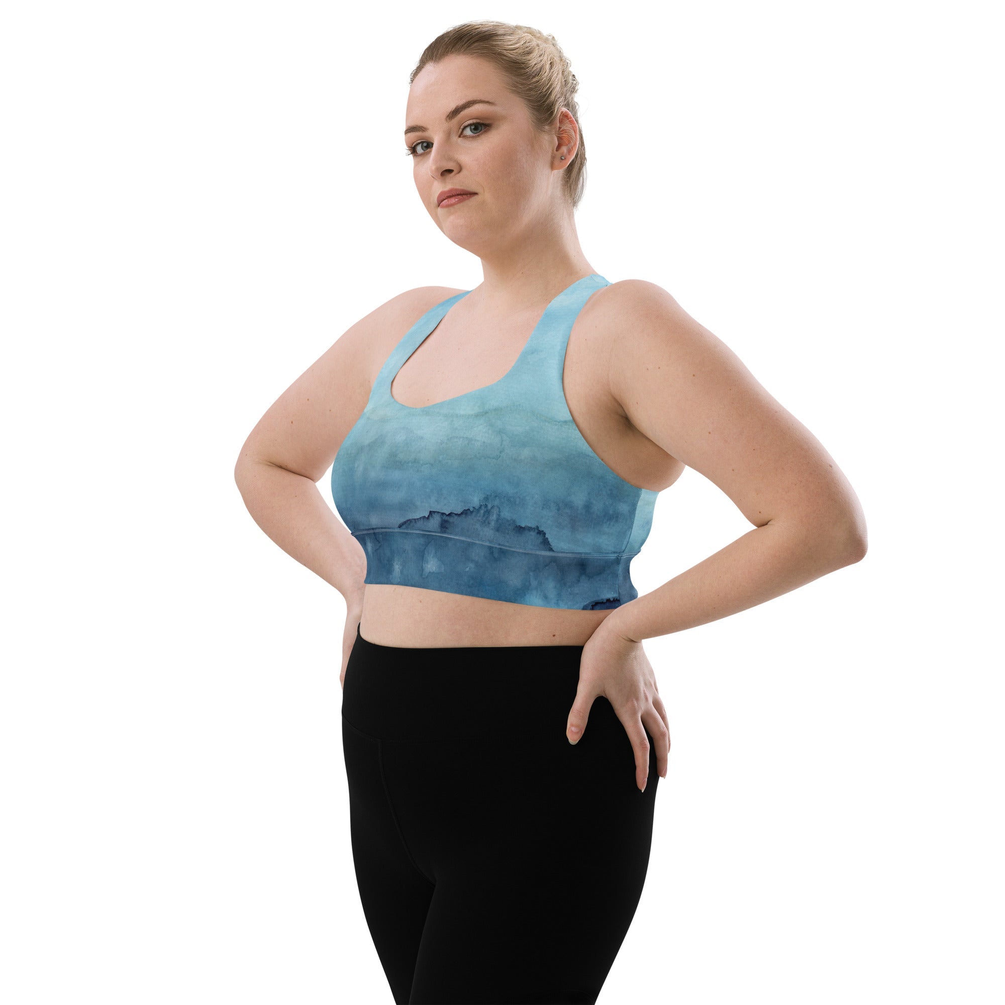 Sport - BH Longline | Mountain Air | Recycelt - Christine Wagner Studio