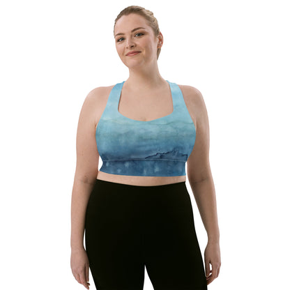 Sport - BH Longline | Mountain Air | Recycelt - Christine Wagner Studio