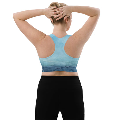 Sport - BH Longline | Mountain Air | Recycelt - Christine Wagner Studio