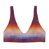 Sporty Bikini - Top | Aurora Bloom – Recycelt | Christine Wagner - Bikini - Christine Wagner Studio