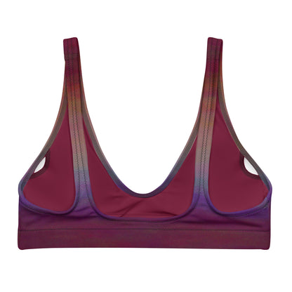 Sporty Bikini - Top | Aurora Night – Recycelt | Christine Wagner - Bikini - Christine Wagner Studio