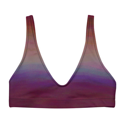 Sporty Bikini - Top | Aurora Night – Recycelt | Christine Wagner - Bikini - Christine Wagner Studio