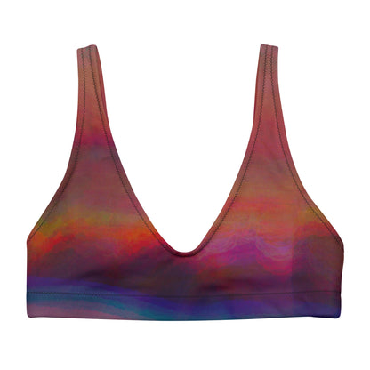 Sporty Bikini - Top | Aurora Twilight – Recycelt | Christine Wagner - Bikini - Christine Wagner Studio