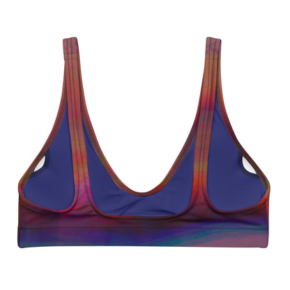 Sporty Bikini - Top | Aurora Twilight – Recycelt | Christine Wagner - Bikini - Christine Wagner Studio
