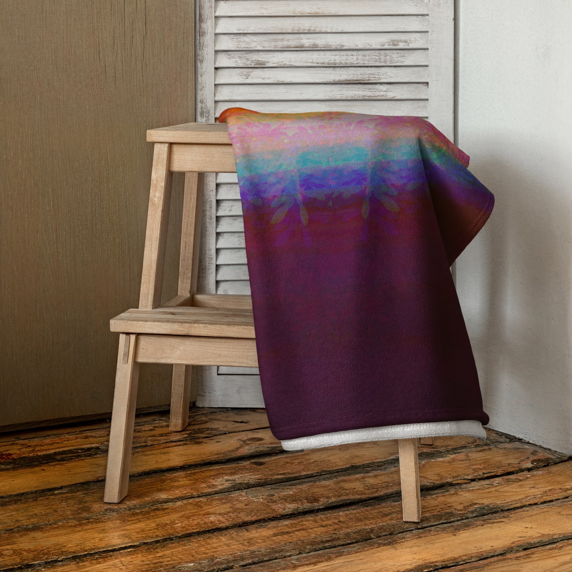 Strandhandtuch | Aurora Bloom | Christine Wagner - Accessoires - Christine Wagner Studio