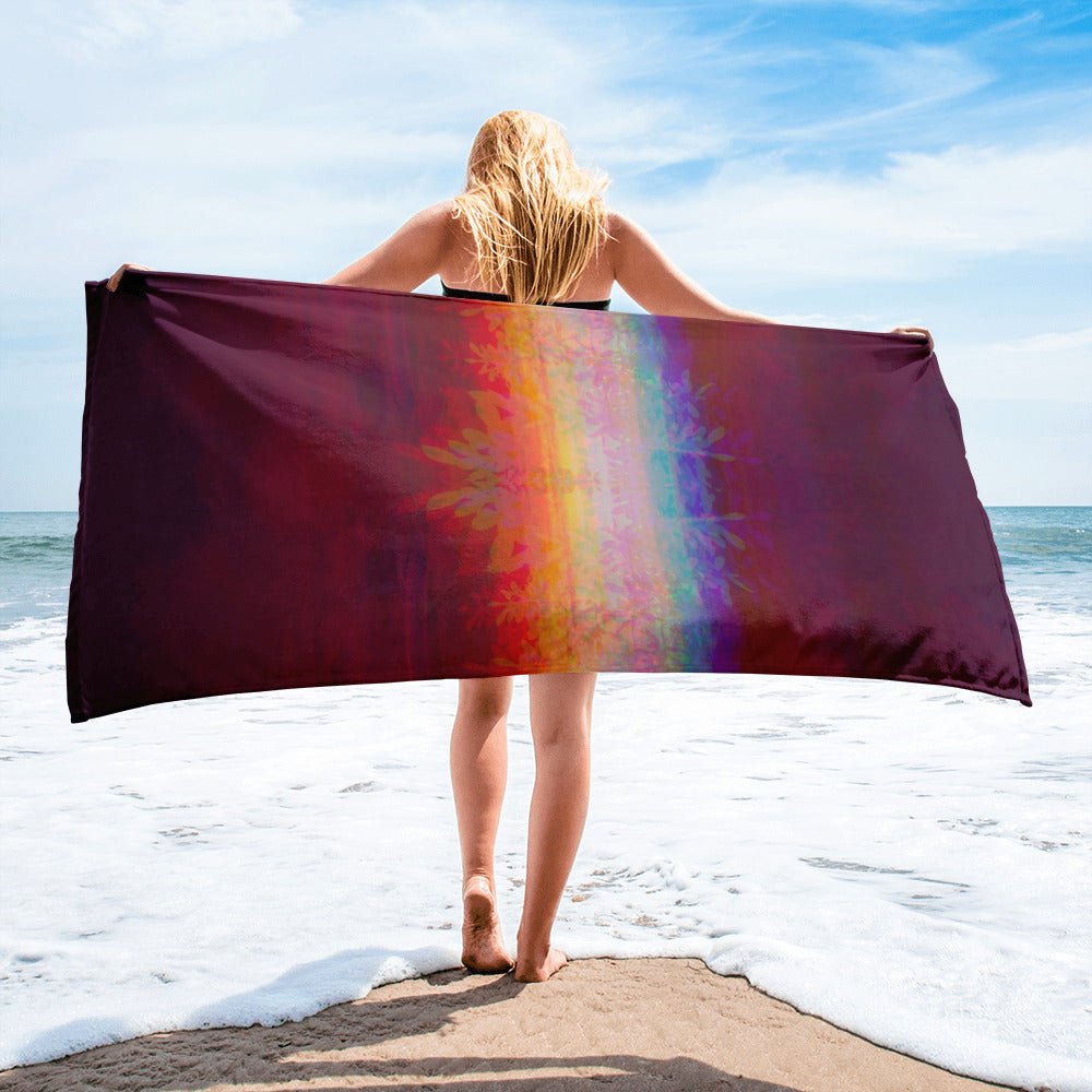 Strandhandtuch | Aurora Bloom | Christine Wagner - Accessoires - Christine Wagner Studio