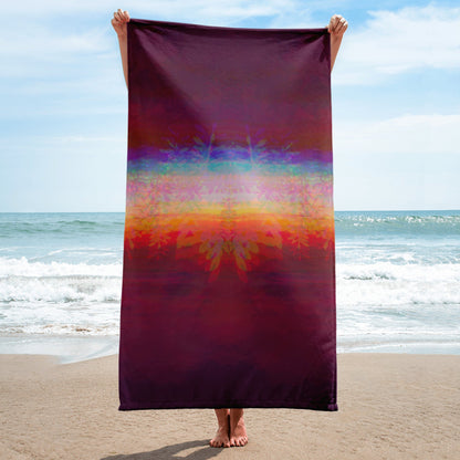 Strandhandtuch | Aurora Bloom | Christine Wagner - Accessoires - Christine Wagner Studio