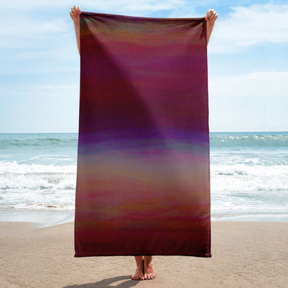 Strandhandtuch | Aurora Night | Christine Wagner - Accessoires - Christine Wagner Studio