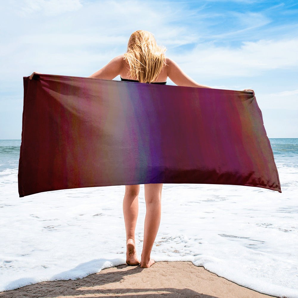 Strandhandtuch | Aurora Night | Christine Wagner - Accessoires - Christine Wagner Studio