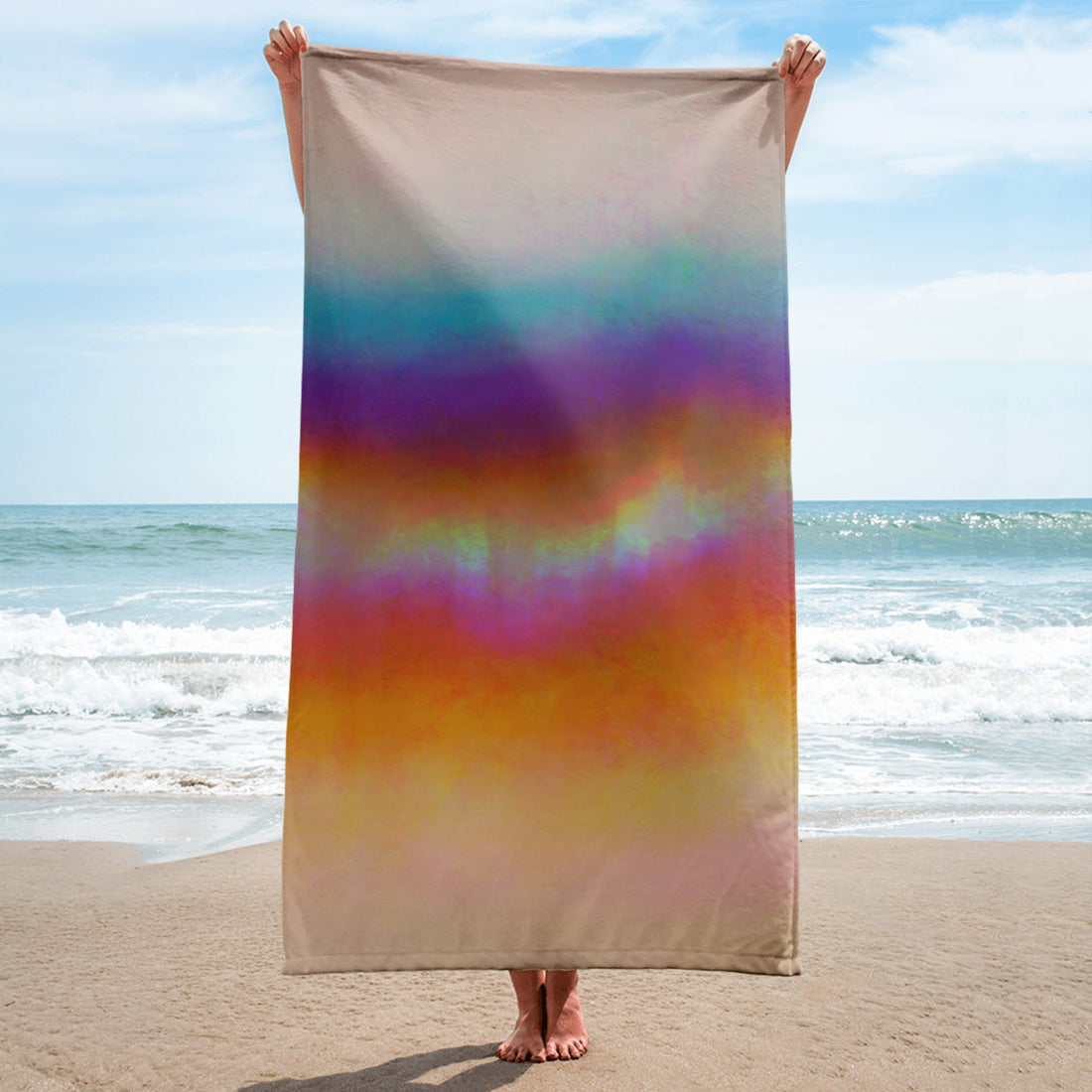 Strandhandtuch | Aurora Sand | Christine Wagner - Accessoires - Christine Wagner Studio