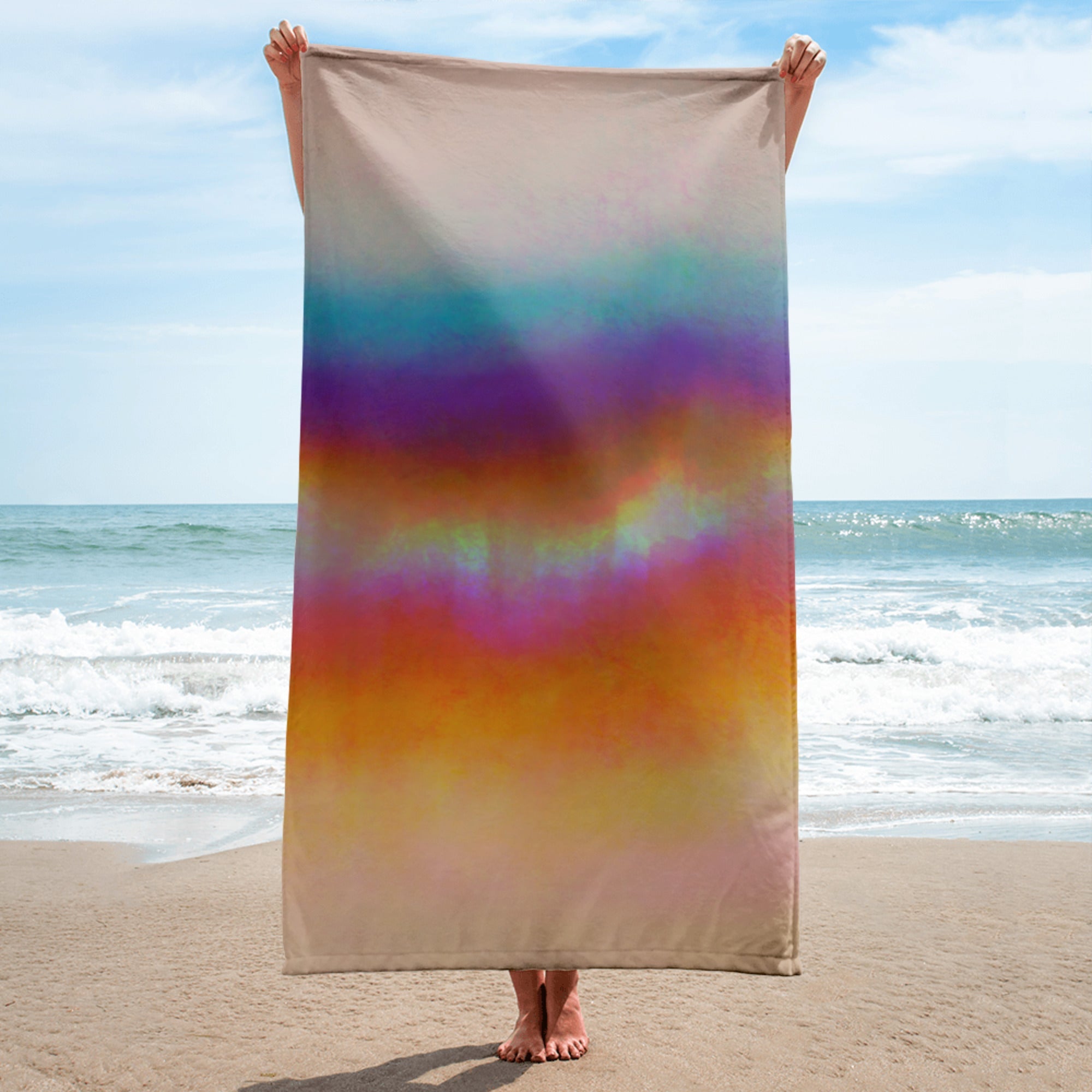 Strandhandtuch | Aurora Sand | Christine Wagner - Accessoires - Christine Wagner Studio