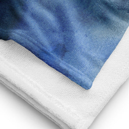 Strandhandtuch | Deeper into the Blue | Christine Wagner - Strandhandtuch - Christine Wagner Studio